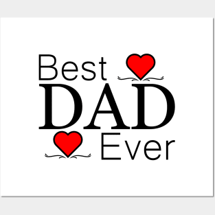 Best Dad Ever Posters and Art